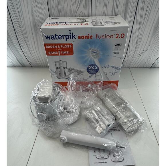 Waterpik Sonic-Fusion 2.0 Toothbrush & Water Flosser Combo Open Box - Picture 2 of 8